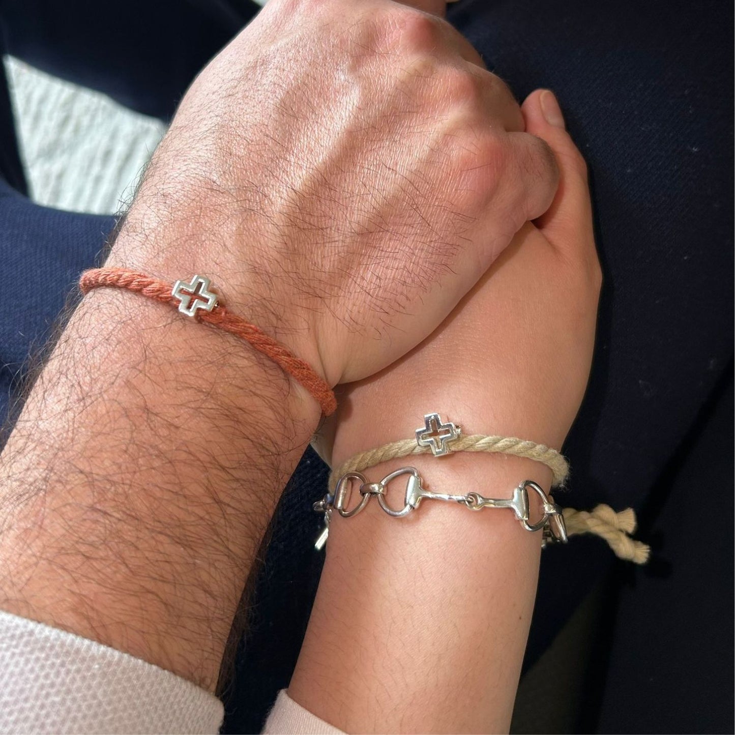 Pulsera Piola Baño de Plata