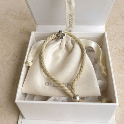 Pulsera Piola Baño de Plata