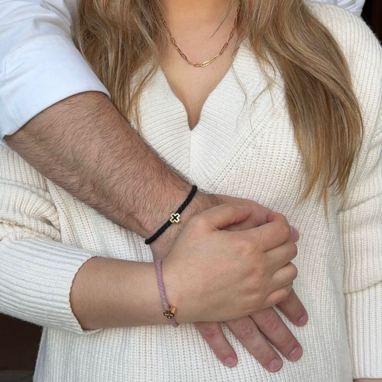 Pulsera Piola Baño de Oro 14K